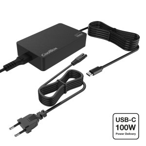 Cargador Usb Gan Coolbox Nb100-uc 100w 1xusb-c Pd 3.0 Proteccion Circuito Color Negro 2