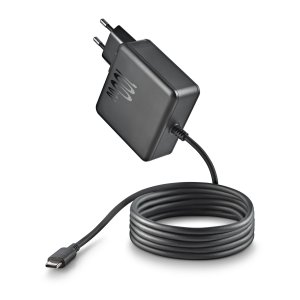 Cargador Usb Gan Ngs Gan 100w-c 100w 1xusb-c Pd3.0 Cable 1.5m Soldado Color Negro
