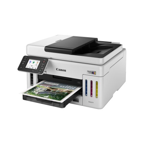 Multifuncion Inkjet Canon Maxify Gx6150 24ppm Wifi Duplex Rj45 B.250 Color Blanco