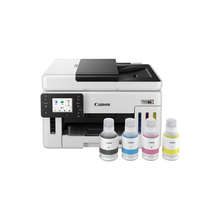 Multifuncion Inkjet Canon Maxify Gx6150 24ppm Wifi Duplex Rj45 B.250 Color Blanco
