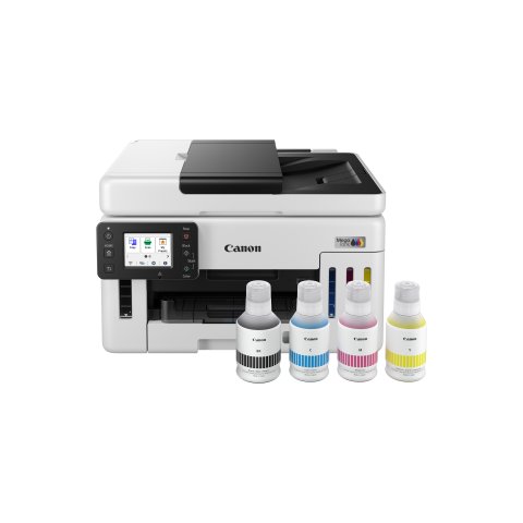 Multifuncion Inkjet Canon Maxify Gx6150 24ppm Wifi Duplex Rj45 B.250 Color Blanco