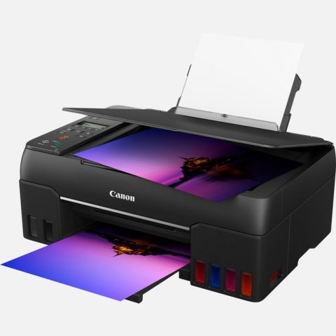 Multifuncion Inkjet Canon Pixma G650 4ppm Wifi Usb Foto 6 Tintas Bandeja 100 Color Negro