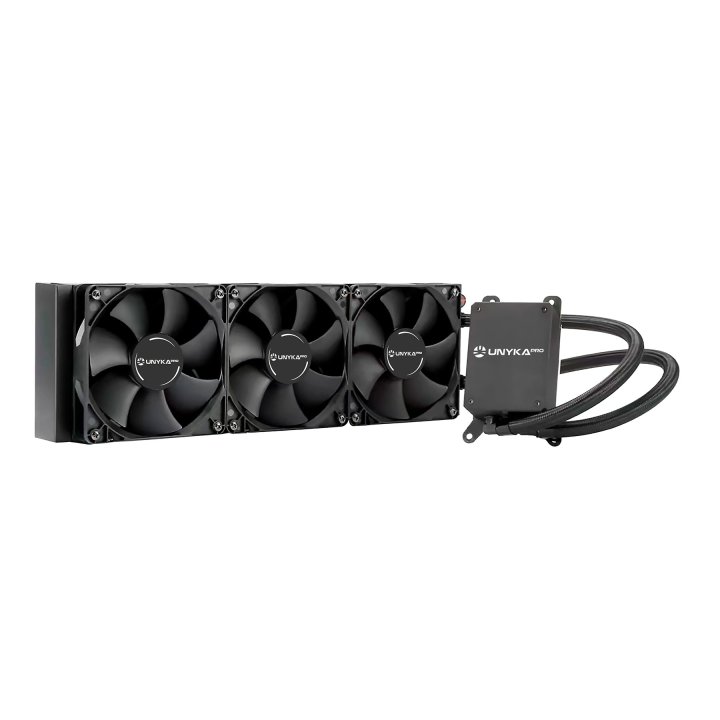 Sistema Refrigeracion Liquida Unykach Aquasphere Pro 360 Negro 3x120mm Pwm Tdp 450w Amd Trx4