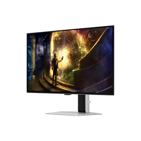 Monitor 27" Dp Hdmi Usb Samsung Ls27dg610suxen G61sd Oled Qhd 240hz 0,03ms Vesa 100x100 Regulable Plata