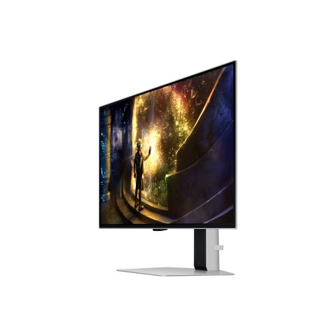 Monitor 27" Dp Hdmi Usb Samsung Ls27dg610suxen G61sd Oled Qhd 240hz 0,03ms Vesa 100x100 Regulable Plata