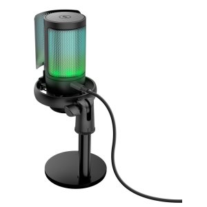 Microfono Trust Gxt 238 Auron Gaming Usb Iluminacion Led Patron Cardioide Tripode Negro 2