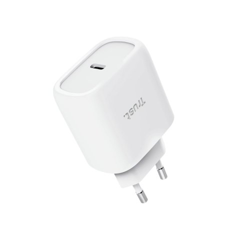 Cargador Usb Gan Trust Maxo 45w Pd 1xusb-c Ultra Small Cable Usb-c 2m Blanco