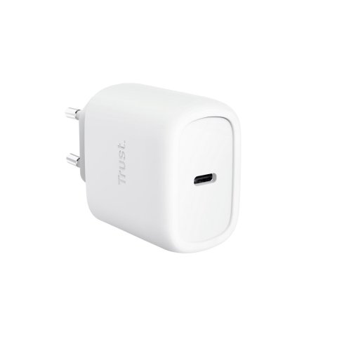 Cargador Usb Gan Trust Maxo 45w Pd 1xusb-c Ultra Small Cable Usb-c 2m Blanco