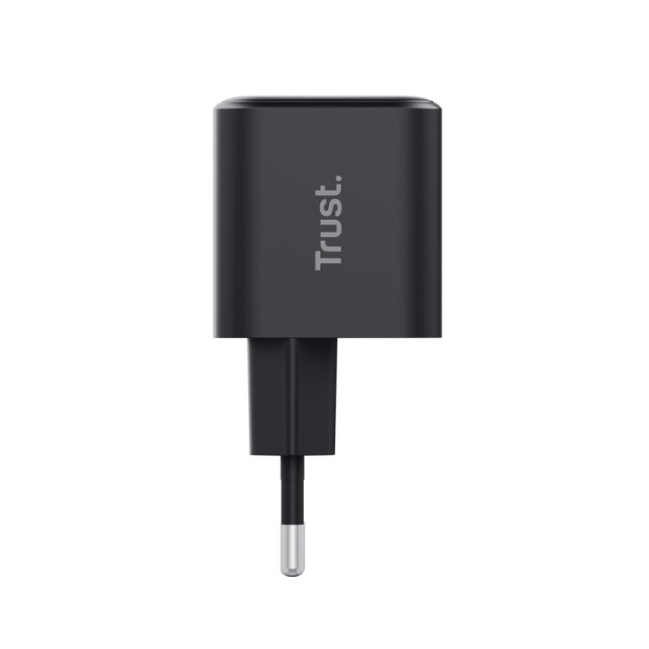 Cargador Usb Gan Trust Maxo 65w Pd 1xusb-c Ultra Small Incluye Cable Usb-c 2m Negro