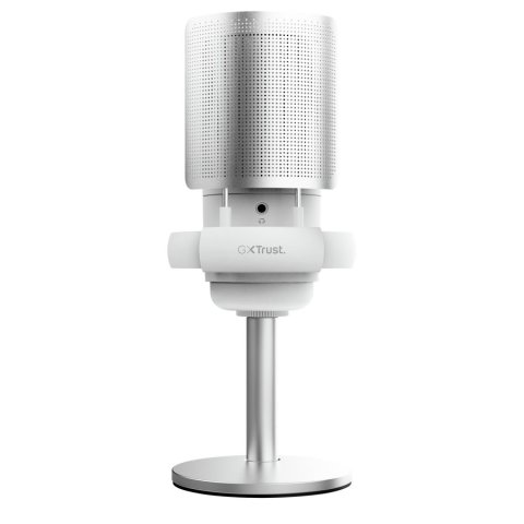 Microfono Trust Gxt 238w Auron Gaming Usb Iluminacion Led Patron Cardioide Tripode Blanco
