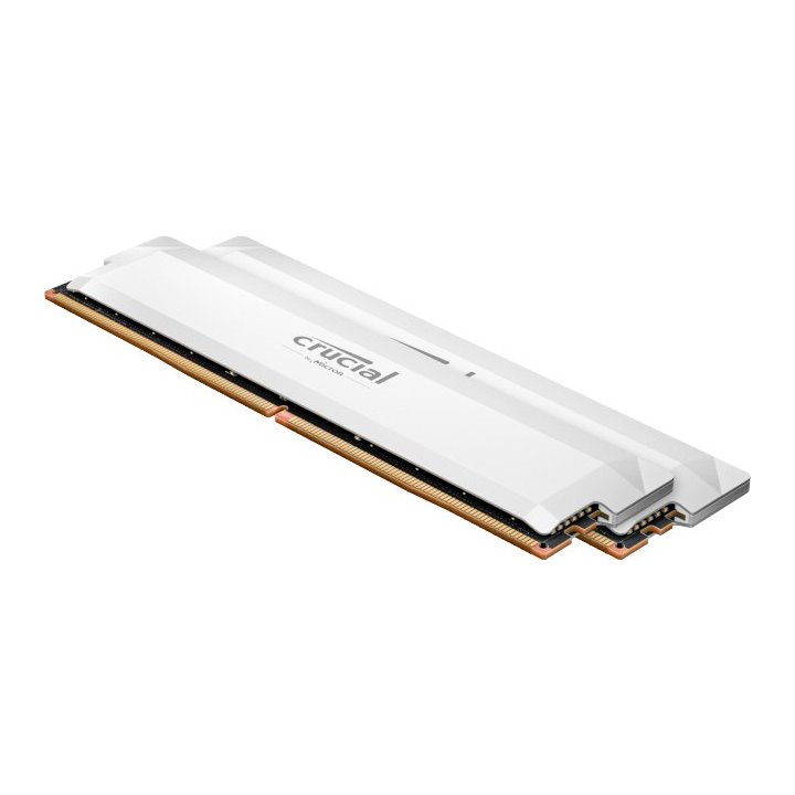 Ddr5 32gb 6400mhz Crucial Pro Overclocking Kitx2 (2x16) Cp2k16g64c38u5w (white)