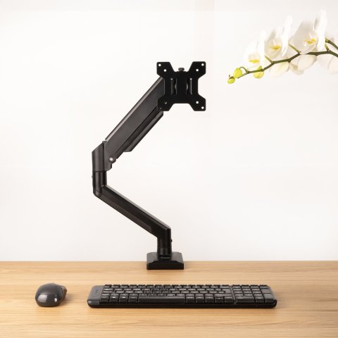 Soporte De Mesa Tooq Db1334tnr-b 13"-34" Max 10kg Vesa Max. 100 100 Giratorio E Inclinable Negro