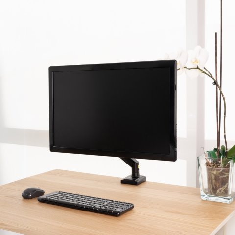 Soporte De Mesa Tooq Db1334tnr-b 13"-34" Max 10kg Vesa Max. 100 100 Giratorio E Inclinable Negro