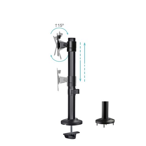 Soporte De Mesa Tooq Db1131tn-b 17"-32" Max 8kg Vesa Max. 100 100 Color Negro