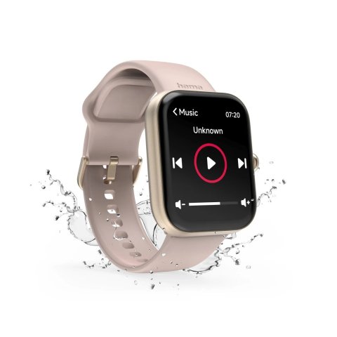 Smartwatch Hama 5000 Amoled 1.65" Ip68 Manos Libres Diferentes Sensores Rosa