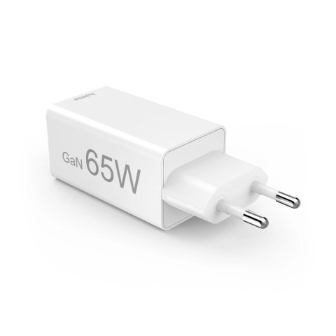 Cargador Usb Gan Hama 00201994 65w 2xusb-c Pd Color Blanco