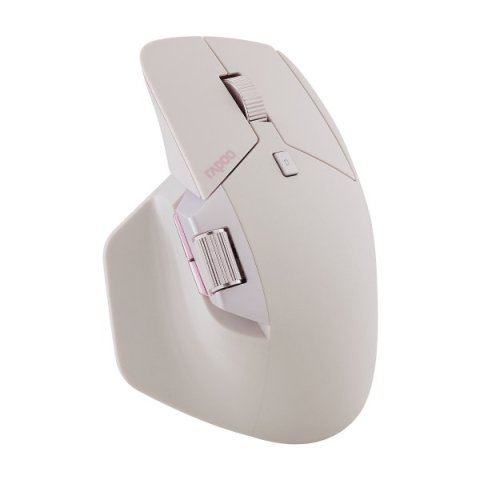 Mouse Rapoo Wireless Y Bluetooth Mt760l 2.4g Ghz Bt 4.0 10 Botones 4000 Ppp Carga Inalambricacolor Rosa Multimode