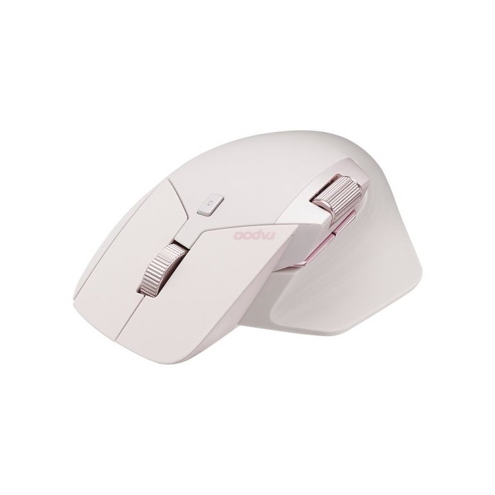 Mouse Rapoo Wireless Y Bluetooth Mt760l 2.4g Ghz Bt 4.0 10 Botones 4000 Ppp Carga Inalambricacolor Rosa Multimode