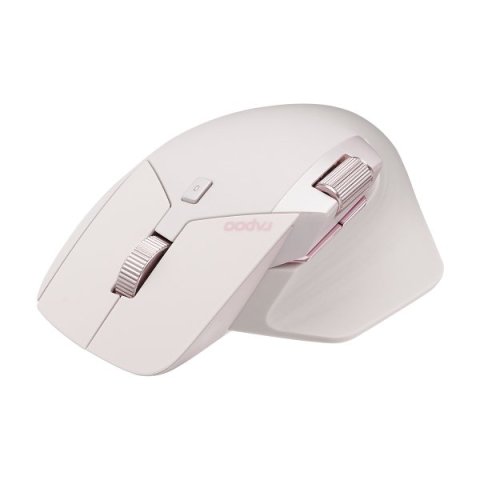 Mouse Rapoo Wireless Y Bluetooth Mt760l 2.4g Ghz Bt 4.0 10 Botones 4000 Ppp Carga Inalambricacolor Rosa Multimode