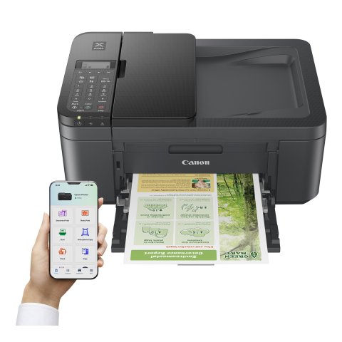 Multifuncion Inkjet Canon Pixma Tr4755i 8.8ppm Wifi Duplex Adf 20 B.100 Color Negro.