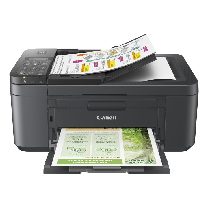 Multifuncion Inkjet Canon Pixma Tr4755i 8.8ppm Wifi Duplex Adf 20 B.100 Color Negro.