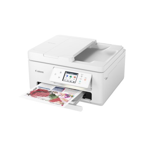 Multifuncion Inkjet Canon Pixma Ts7750i 15ppm Wifi Duplex Adf 35 B.100+100 Color Blanco.
