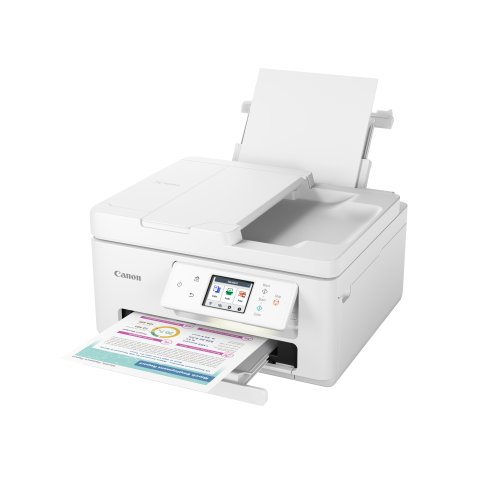 Multifuncion Inkjet Canon Pixma Ts7750i 15ppm Wifi Duplex Adf 35 B.100+100 Color Blanco.