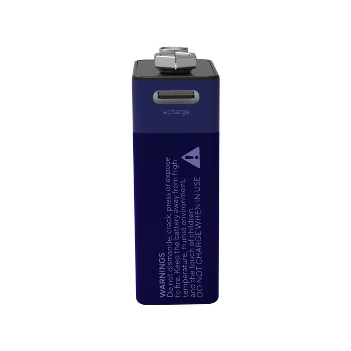 Pilas 9v Recargable Trust 25745 9v Blister 1 Unidad Usb-c (ecotasas Incluidas)