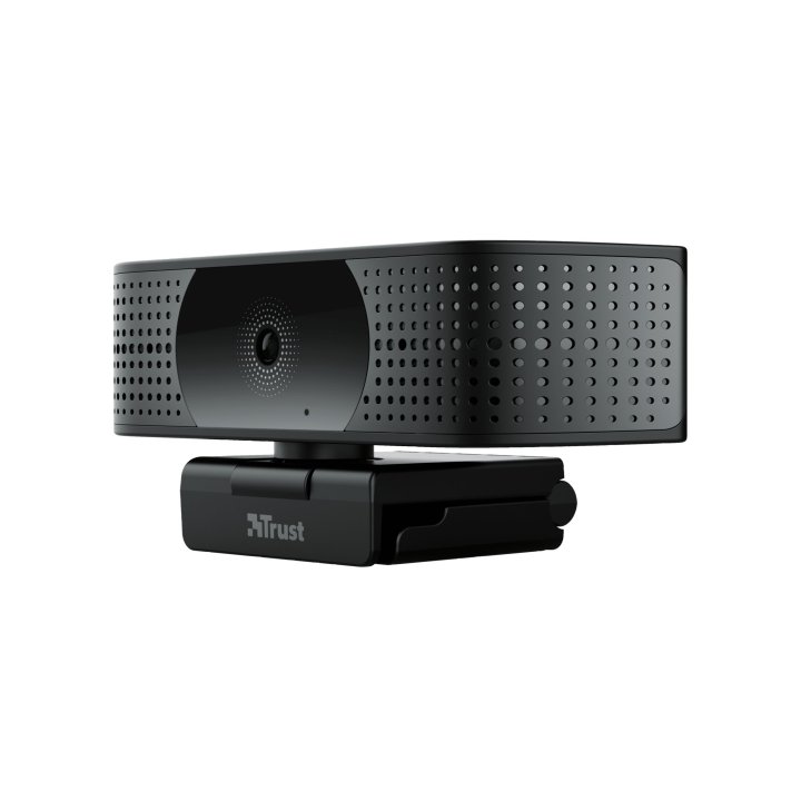 Webcam Trust Teza 4k Uhd 3840x2160 30fps Fov 74 Grados Autofocus Privacidad Negro