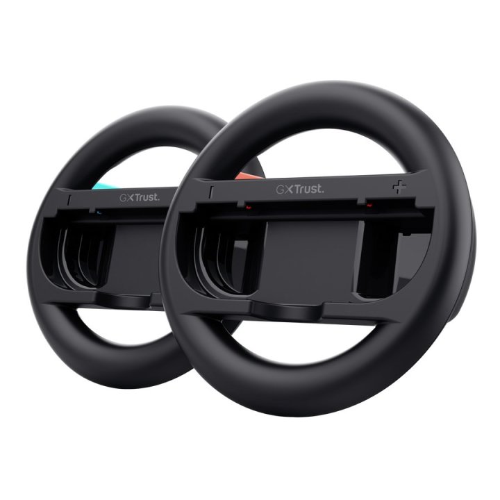 Volante Trust Gxt 1257 Para Joy-con Nintendo Switch 2 Diseño Ergonomico Pack 2 Negro