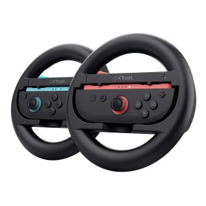 Volante Trust Gxt 1257 Para Joy-con Nintendo Switch 2 Diseño Ergonomico Pack 2 Negro 2