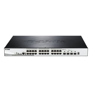 (km0) Switch Semigestionable D-link Stackable Dgs-1510-28xmp e 24p Giga Poe (370w)+ 4p 10g Sfp+ Cash30