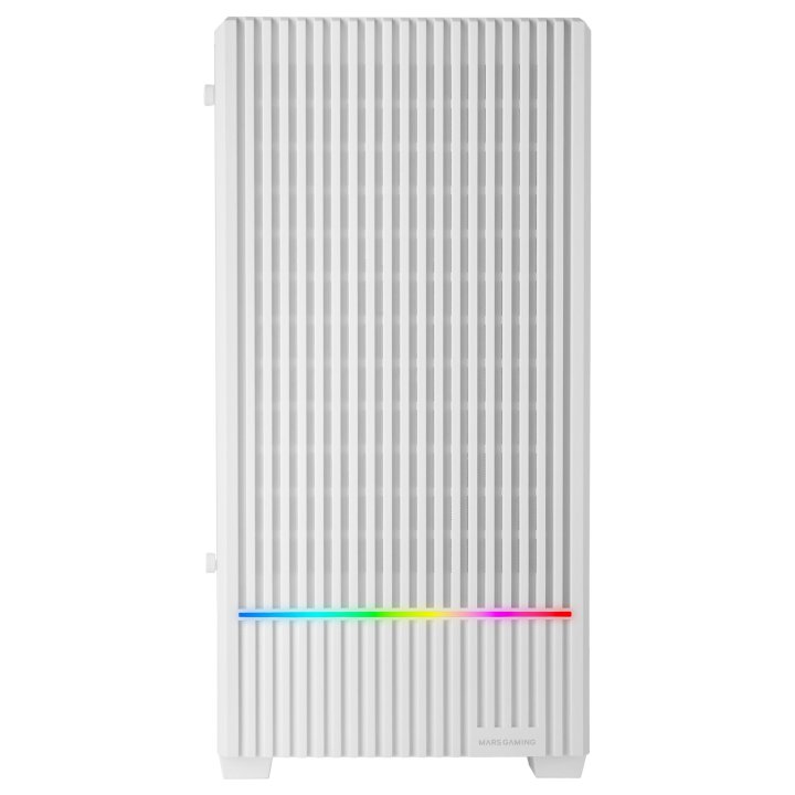 Caja Atx Semitorre Mars Gaming Mc-quantum Doble Cristal Templado Argb Gpu 335mm Blanco
