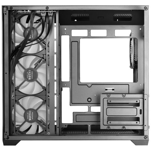 Caja Atx Mars Gaming Mcv5 Cristal Templado Panoramico Argb Gpu 416mm Negra