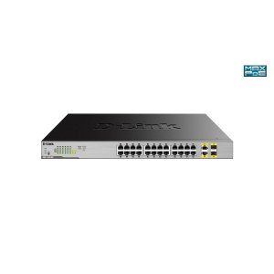 (km0) Switch No Gestionable D-link Dgs-1026mp 24p Giga Poe (370w) + 2p Giga Combo Cash30