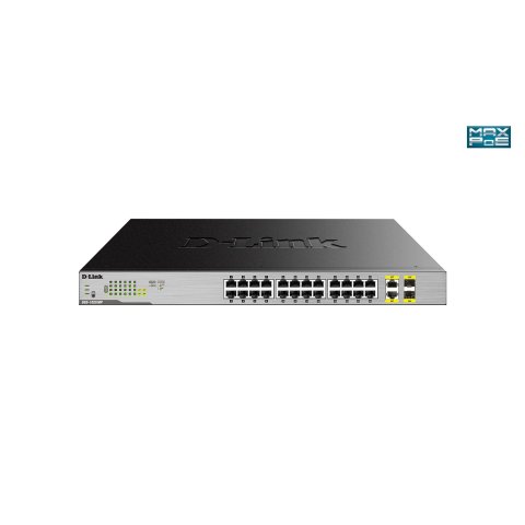 (km0) Switch No Gestionable D-link Dgs-1026mp 24p Giga Poe (370w) + 2p Giga Combo Cash30