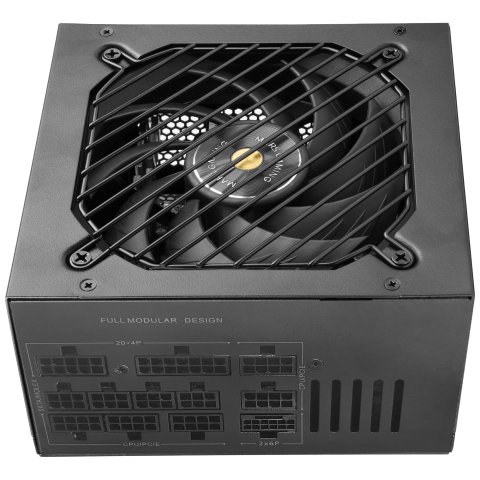 (reacondicionado) Fuente De Alimentación Modular Mars Gaming 1000w Atx 3.1 80+ Gold 140mm Negro 12v-2x6 Cable No Incluido Cas