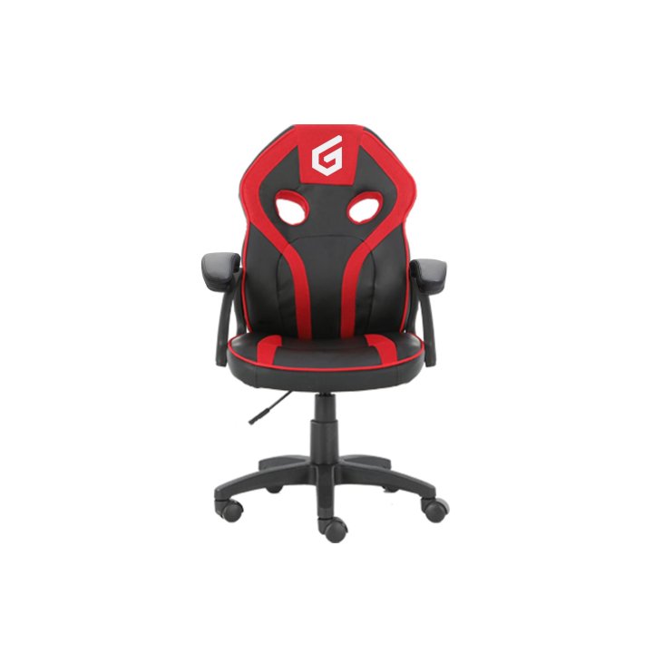 (km0) Silla Gamer Junior Conceptronic Eyota06r Color Negro Detalles En Rojo Recubrimiento Pu De Alta Calidaddiseño Ergonomico