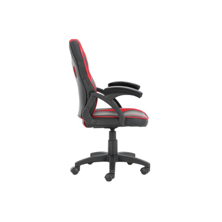 (km0) Silla Gamer Junior Conceptronic Eyota06r Color Negro Detalles En Rojo Recubrimiento Pu De Alta Calidaddiseño Ergonomico