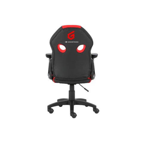 (km0) Silla Gamer Junior Conceptronic Eyota06r Color Negro Detalles En Rojo Recubrimiento Pu De Alta Calidaddiseño Ergonomico