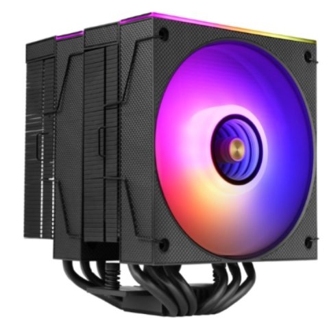 Ventilador Con Disipador De Cpu Mars Gaming Mcpux26 Tdp 350w Doble Torre Pwm Argb Negro
