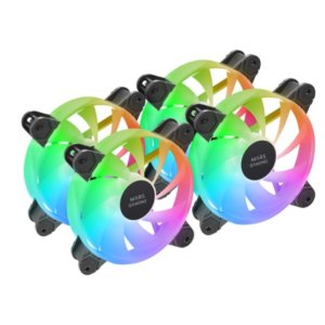 Kit 4xventilador Interno Argb Mars Gaming Mf4a 120mm Sin...