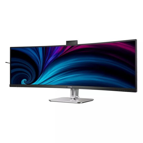 Monitor 49" Curvo Usb-c Dp Hdmi Philips 49b2u6900ch Va 5120x1440 75hz 4ms Vesa 2x5w Negro Webcam