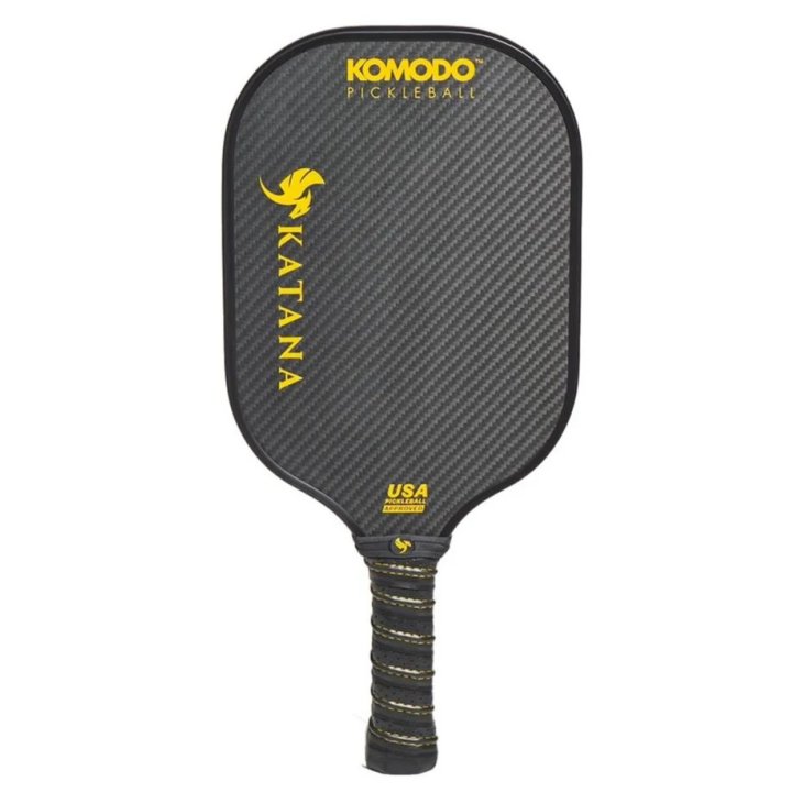 Pala Pickleball Komodo Katana Pro 14mm Gen 2 Gold, Superficie Kevlar 100% Dupont 