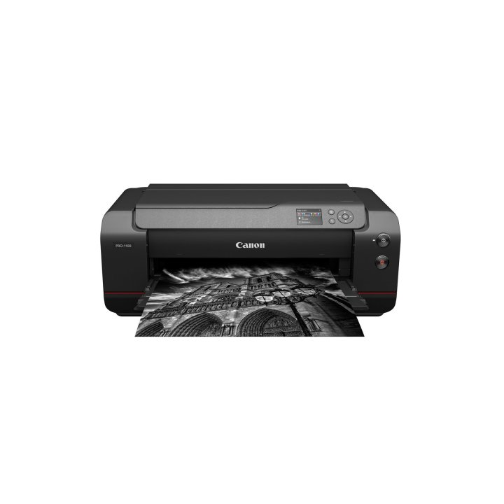 Impresora Inkjet Fotografica A2 Canon Imageprograf Pro-1100 14.5ppm 12 Tintas Wifi Ethernet B.100 Color Negro