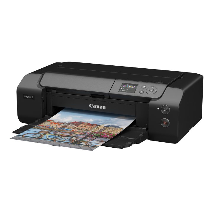 Impresora Inkjet Fotografica A3+ Canon Imageprograf Pro-310 14.5ppm 10 Tintas Wifi Ethernet B.100 Color Negro