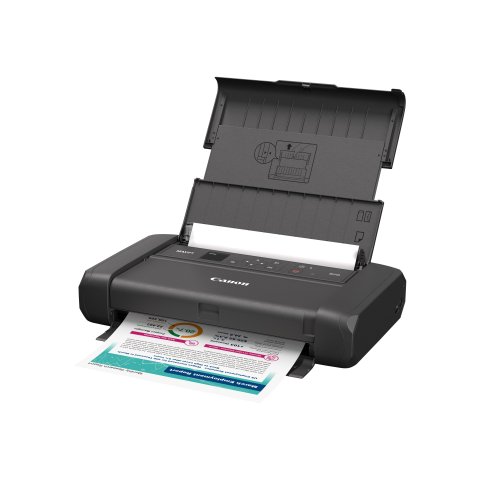 Impresora Portatil Inkjet Canon Maxify Bx110 9ppm Wifi Bateria B.50 Color Negro