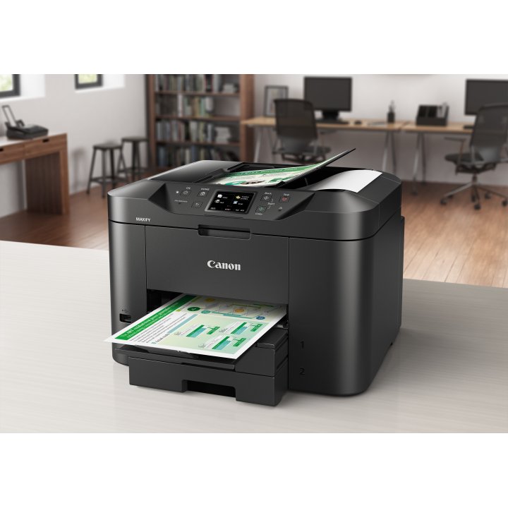 Multifuncion Inkjet Canon Maxify Mb2750 24ppm Wifi Duplex Adf 50 B.500 Color Negro