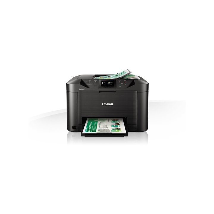 Multifuncion Inkjet Canon Maxify Mb5150 24ppm Wifi Ethernet Duplex Adf 50 B.250 Fax Negro