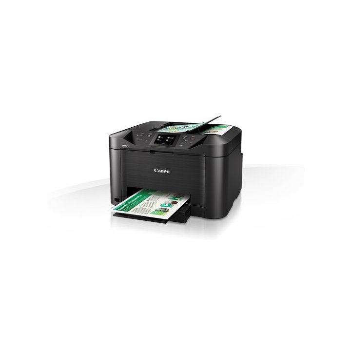 Multifuncion Inkjet Canon Maxify Mb5150 24ppm Wifi Ethernet Duplex Adf 50 B.250 Fax Negro